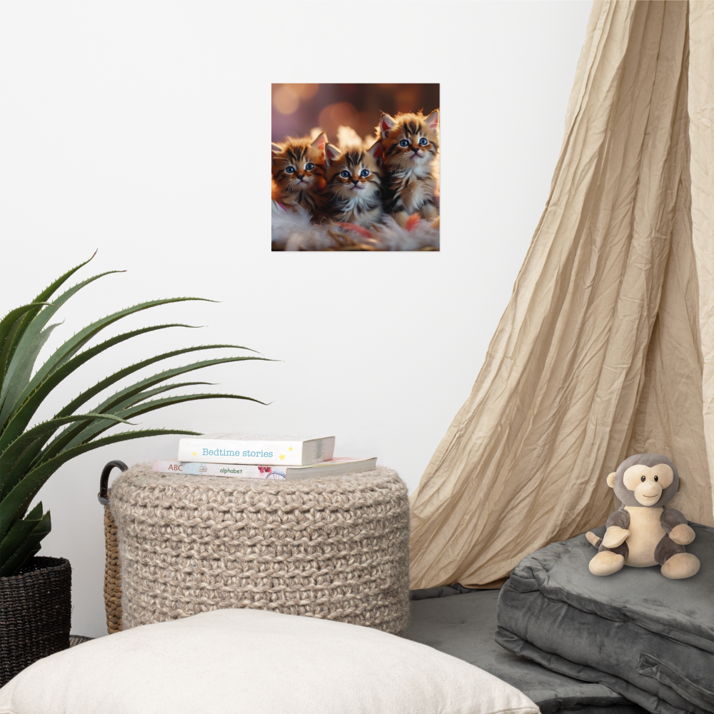 Curious Kittens Poster