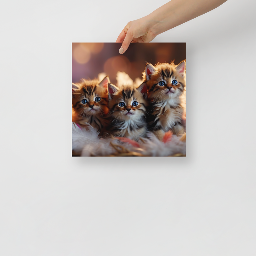 Curious Kittens Poster